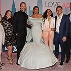 Basil Iwanyk, Priyanka Chopra Jonas, Jim Strouse, Sam Heughan, Erica Lee, Sofia Barclay, and Esther Hornstein in Love Again (2023)