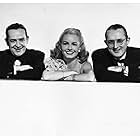 Janet Blair, Jimmy Dorsey, and Tommy Dorsey in The Fabulous Dorseys (1947)