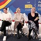 Carey Mulligan, Emerald Fennell, and Bo Burnham at an event for The IMDb Studio at Acura Festival Village (2020)