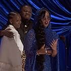 H.E.R., D'Mile, and Tiara Thomas at an event for The Oscars (2021)