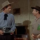 Arthur O'Connell and Robert Ryan in The Proud Ones (1956)