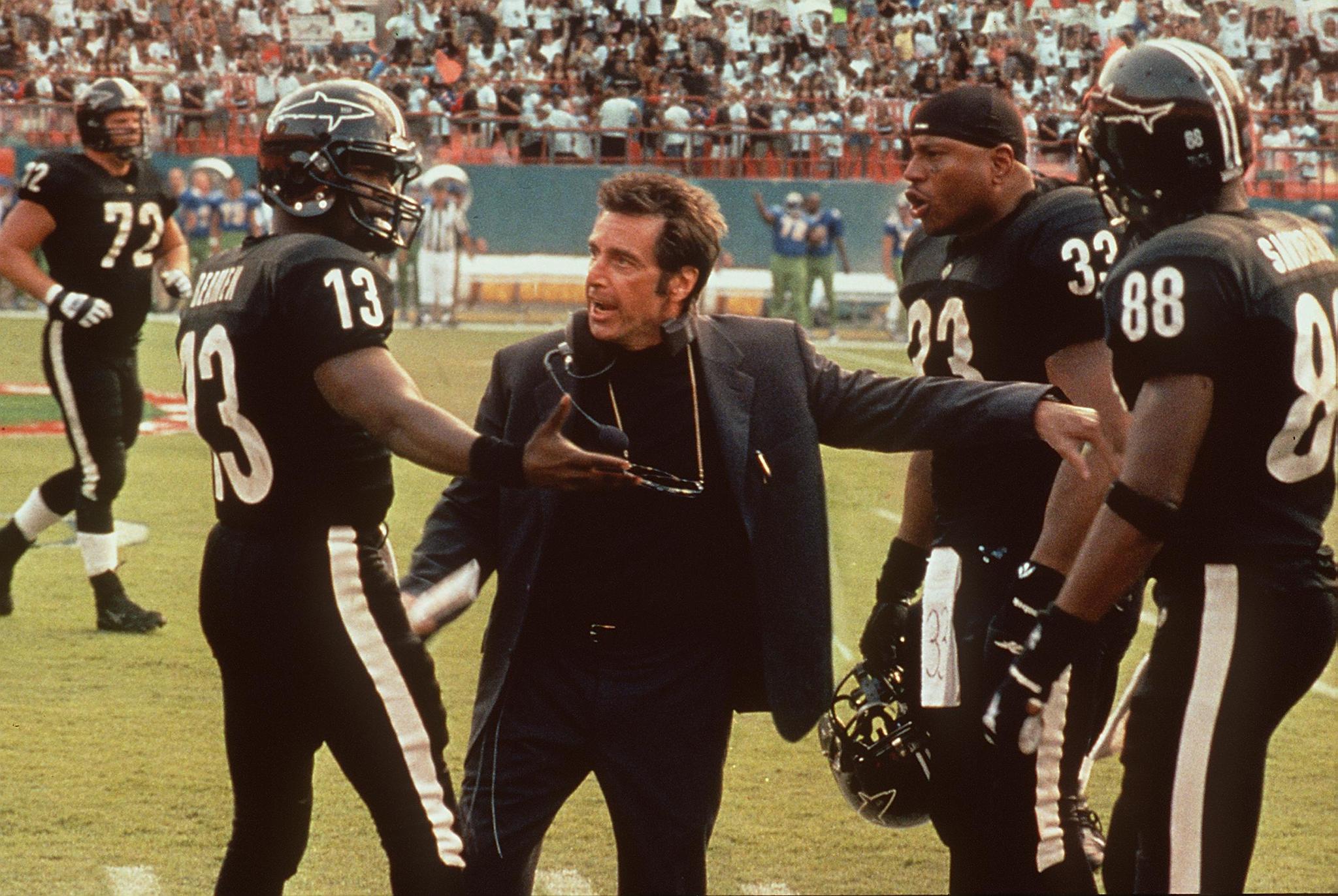 Al Pacino, Jamie Foxx, and LL Cool J in Any Given Sunday (1999)