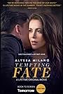 Alyssa Milano and Zane Holtz in Tempting Fate (2019)