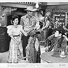 Richard Alexander, Marie Austin, Vivian Austin, Rod Cameron, and Tex Cooper in Boss of Boomtown (1944)