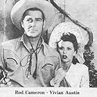 Vivian Austin and Rod Cameron in Boss of Boomtown (1944)