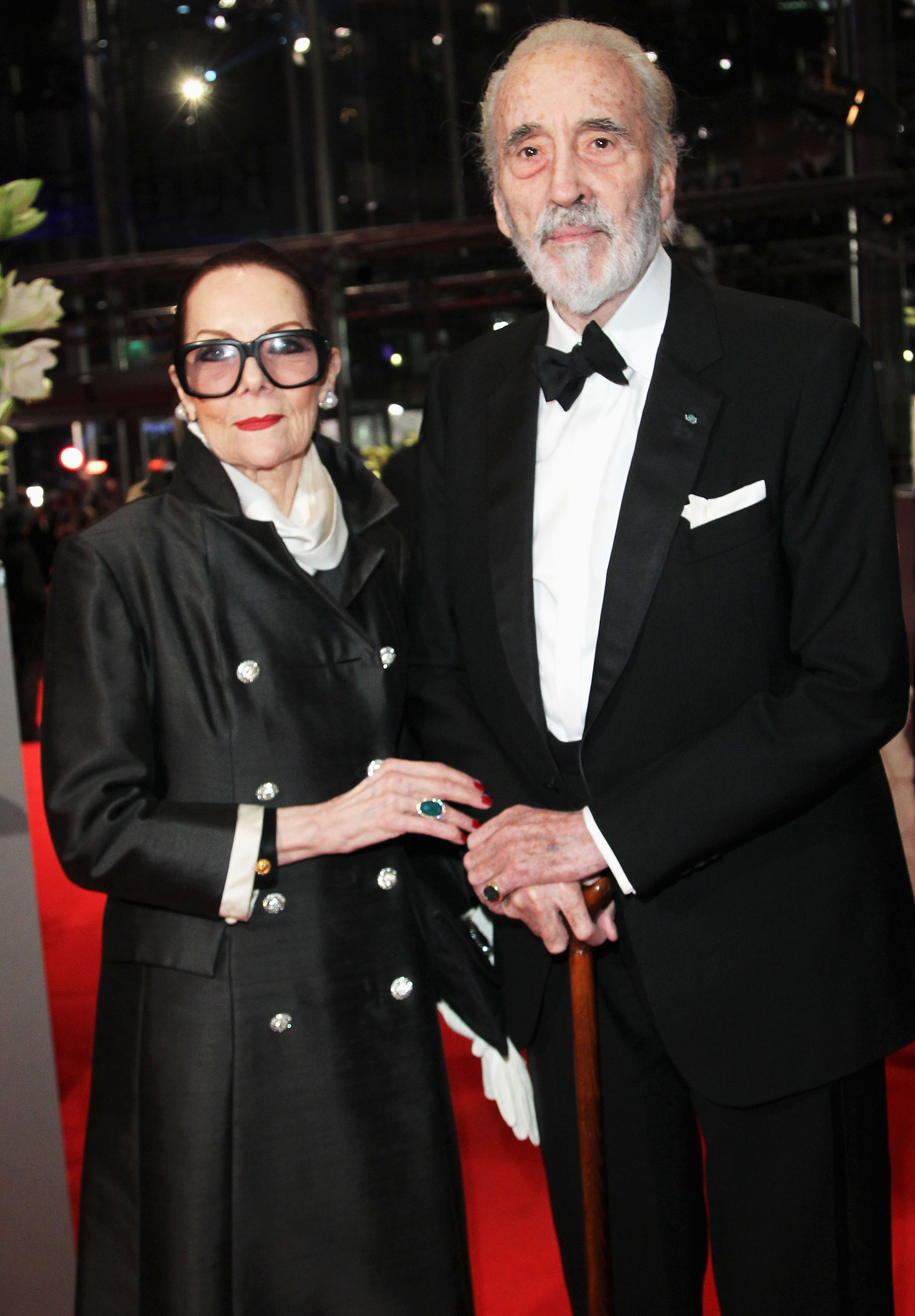 Christopher Lee and Gitte Lee