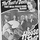 Basil Rathbone, Nigel Bruce, Paul Cavanagh, Florette Hillier, and Aubrey Mather in The House of Fear (1945)