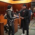 Dawn Wilkinson directing Actor Ne-Yo in her episode of "Step Up."