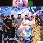 Mumait Khan, Sunil K. Reddy, Sai Dharam Tej, Mannara Chopra, Sheik Dawood G., Rohin Reddy, and Larissa Bonesi at an event for Thikka (2016)