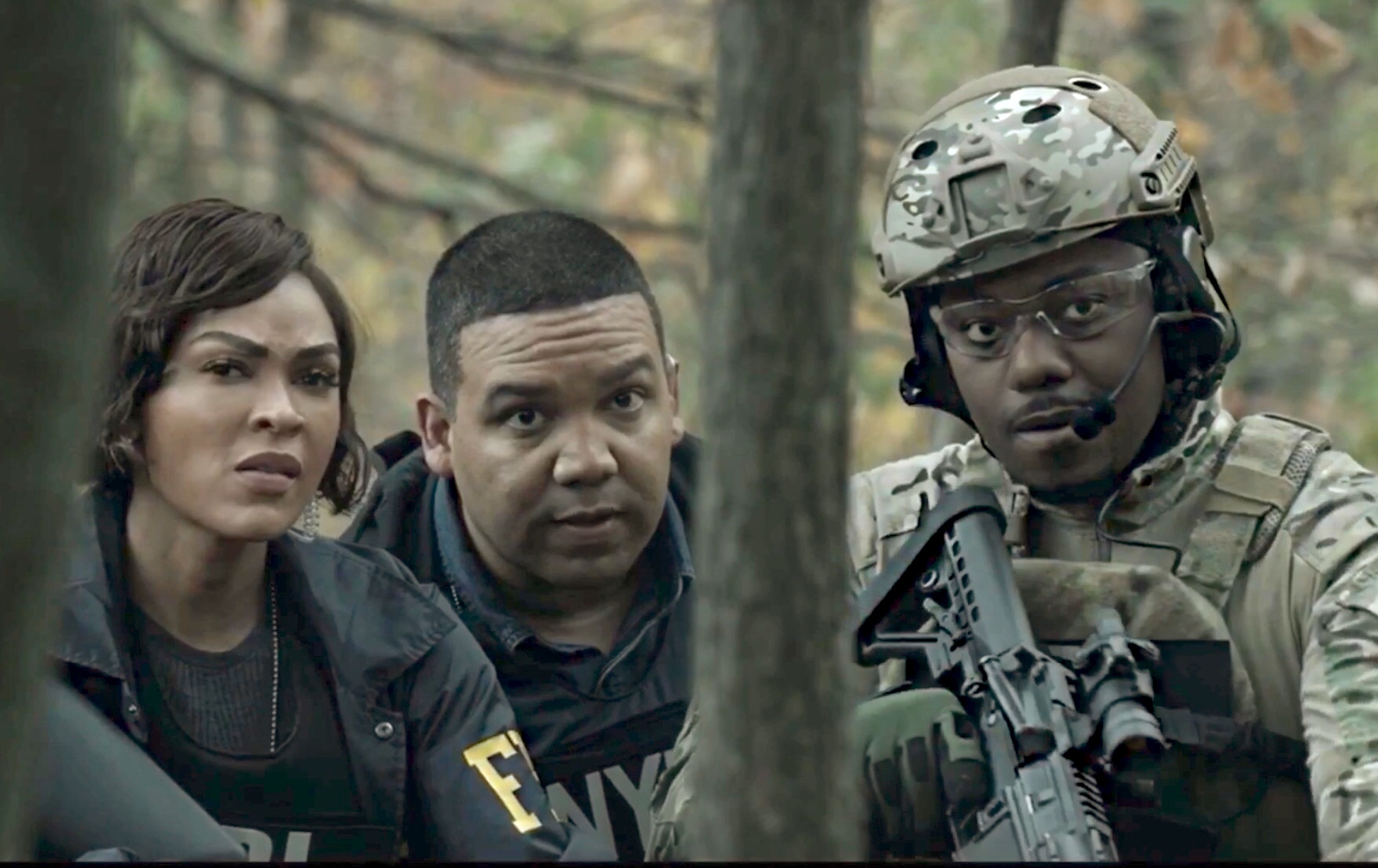 Meagan Good, Frank Harts, and CJ Parson in Prodigal Son (2019)