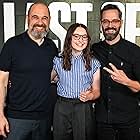 Craig Mazin, Neil Druckmann, and Bella Ramsey at an event for The Last of Us (2023)