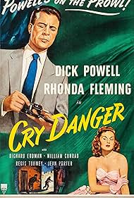 Rhonda Fleming and Dick Powell in Cry Danger (1951)