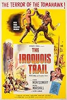 Glenn Langan, Brenda Marshall, and George Montgomery in The Iroquois Trail (1950)