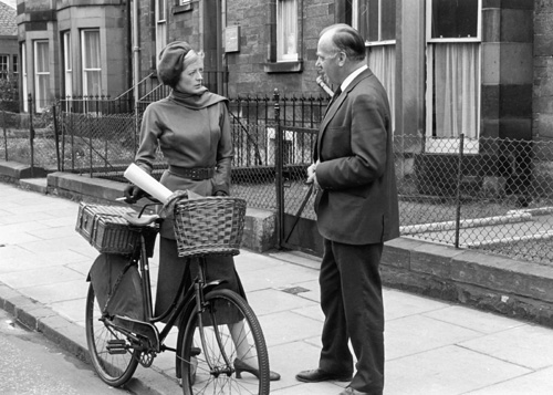 Maggie Smith and Ronald Neame