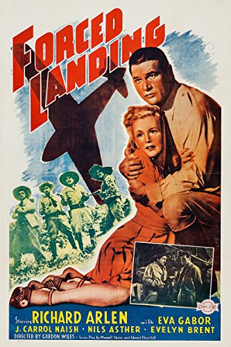 Eva Gabor, Richard Arlen, John Miljan, J. Carrol Naish, and Mikhail Rasumny in Forced Landing (1941)