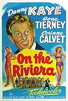 Gene Tierney, Danny Kaye, and Corinne Calvet in On the Riviera (1951)