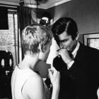 Mia Farrow and Robert Evans in Rosemary's Baby (1968)