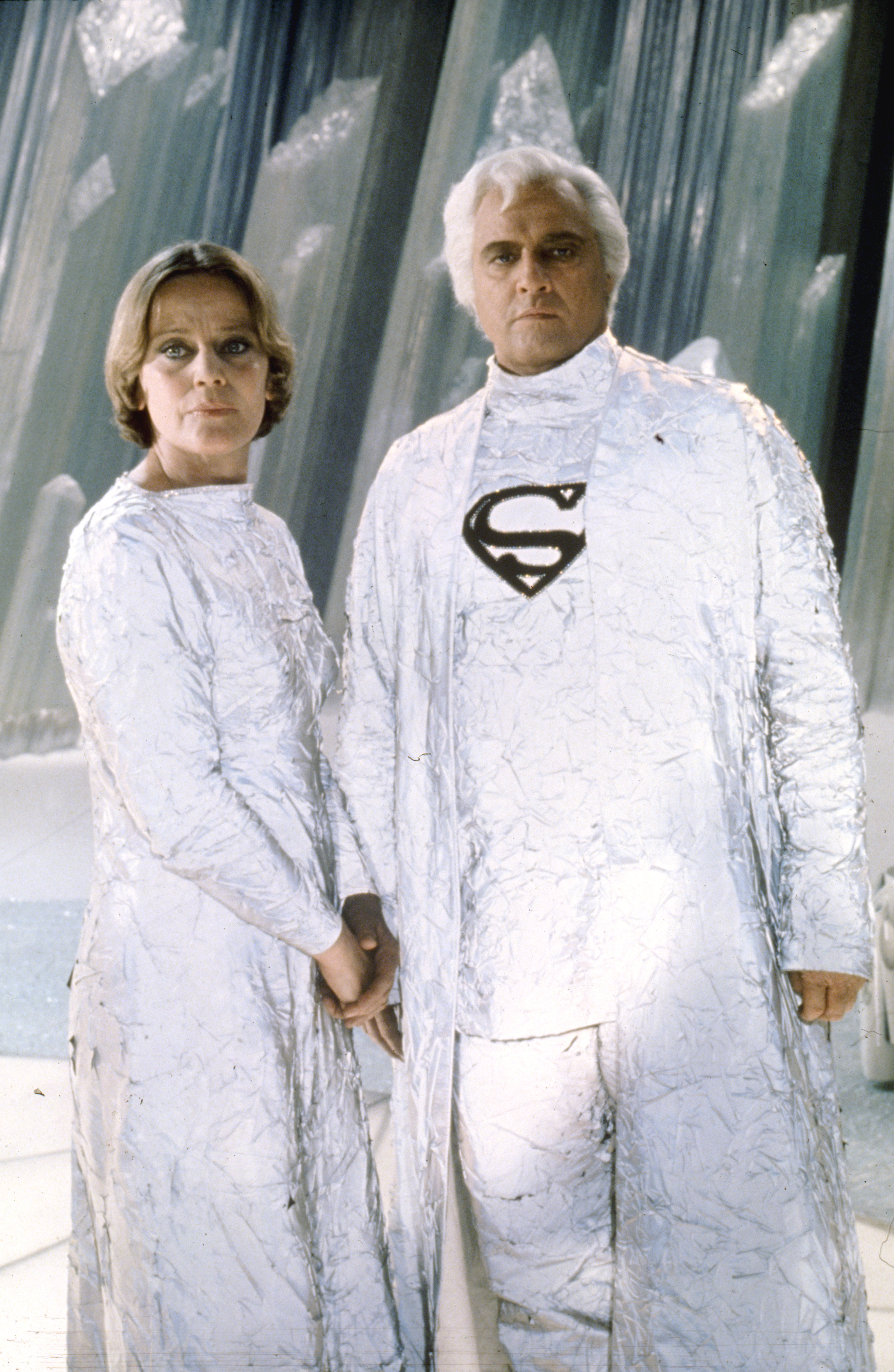 Marlon Brando and Maria Schell in Superman (1978)