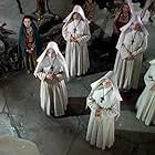 Deborah Kerr, Kathleen Byron, Judith Furse, Jenny Laird, and Flora Robson in Black Narcissus (1947)