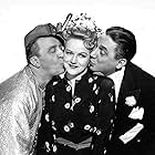 Chic Johnson, Martha O'Driscoll, and Ole Olsen in Crazy House (1943)