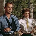 Alan Ladd and Brenda Marshall in Whispering Smith (1948)