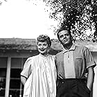 Desi Arnaz and Lucille Ball in Lucy and Desi (2022)