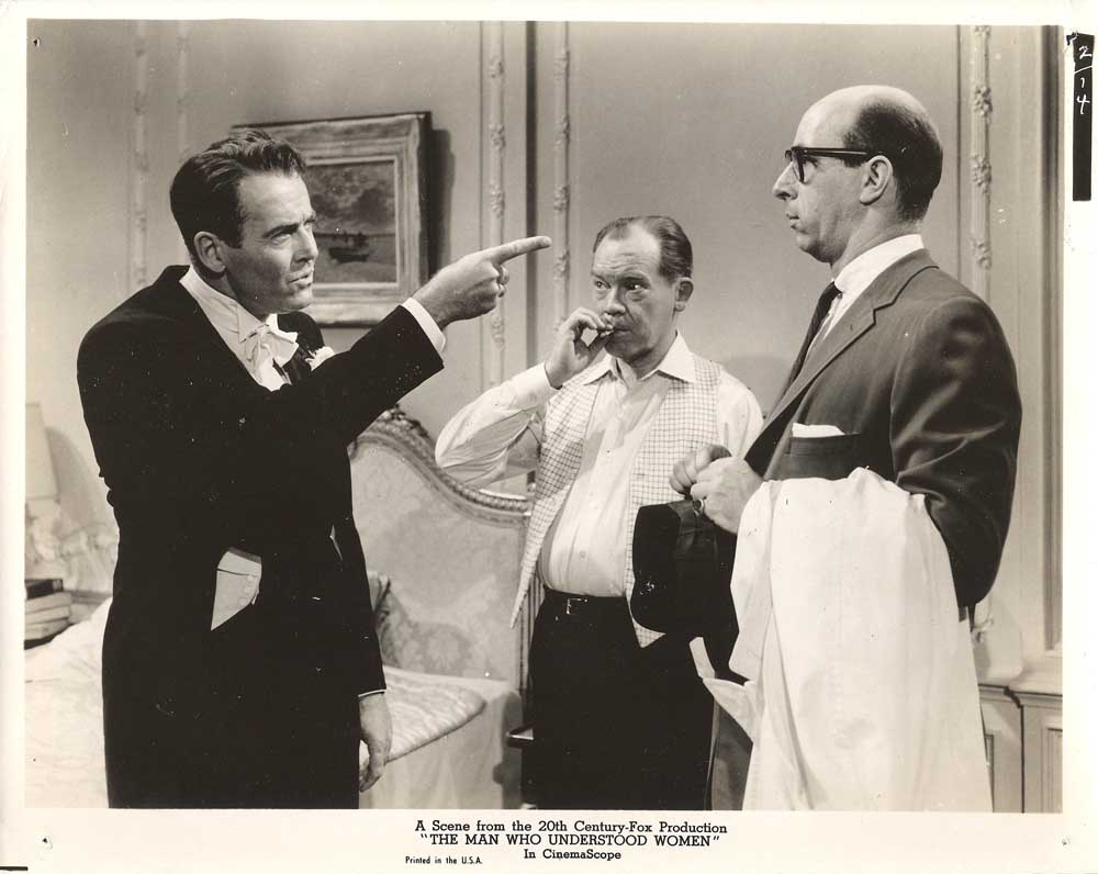 Henry Fonda, Richard Deacon, and Myron McCormick in The Man Who Understood Women (1959)