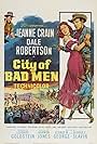 Jeanne Crain, Richard Boone, and Dale Robertson in City of Bad Men (1953)
