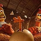 Thandiwe Newton and Zachary Levi in Chicken Run: Dawn of the Nugget (2023)