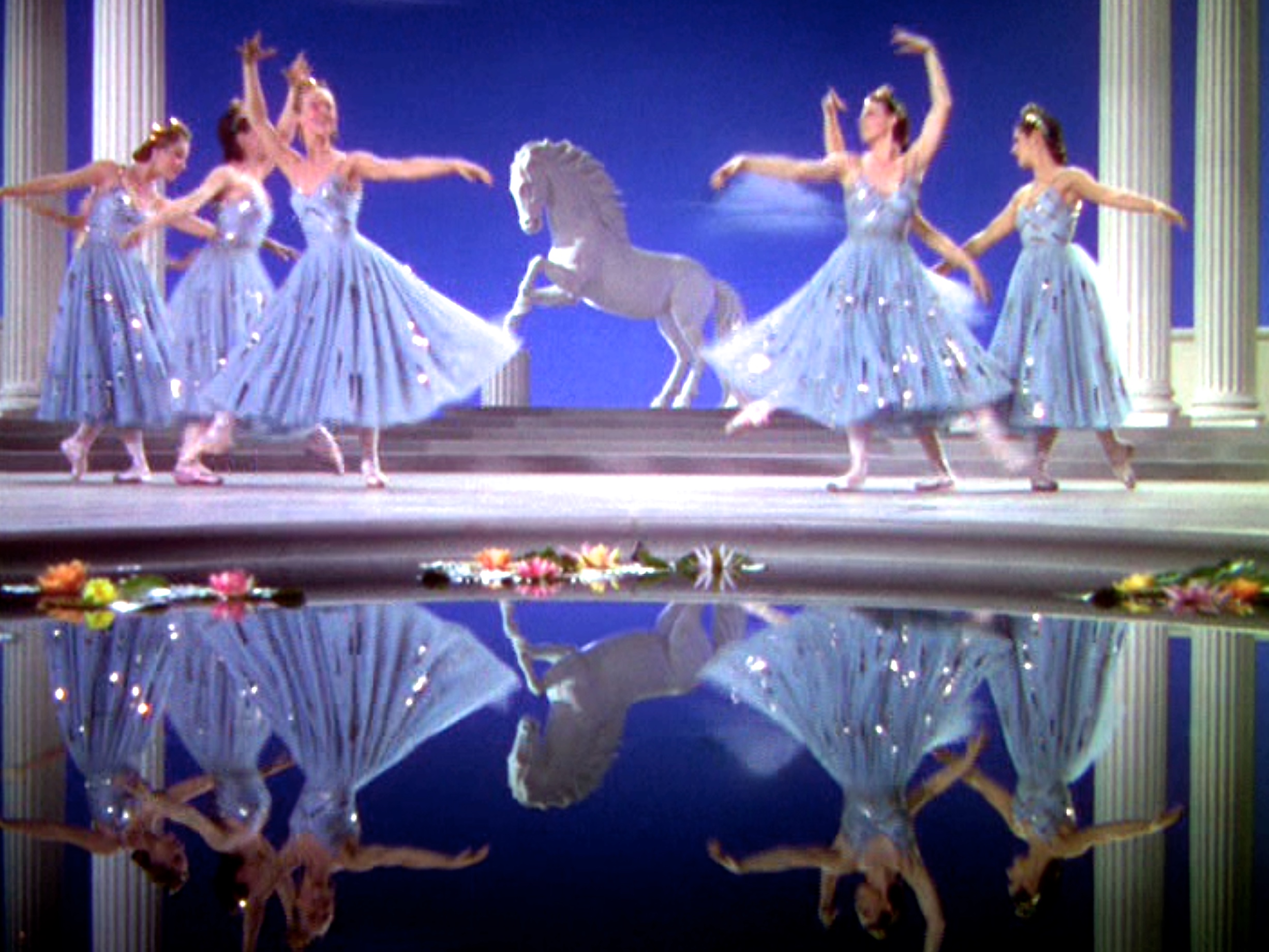 Lynne Berkeley, Marjorie Deanne, Betty Douglas, Judith Ford, Jane Hamilton, Anne Graham, and The American Ballet of the Metropolitan Opera in The Goldwyn Follies (1938)