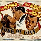 Katharine Hepburn, Paul Henreid, and Robert Walker in Song of Love (1947)