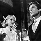 Mia Farrow and Robert Evans in Rosemary's Baby (1968)