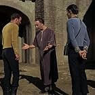 Leonard Nimoy, William Shatner, and John Abbott in Star Trek (1966)