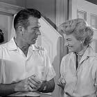 Hugh Beaumont and Barbara Billingsley in Leave It to Beaver (1957)