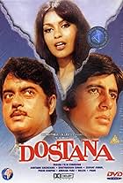 Amitabh Bachchan, Zeenat Aman, and Shatrughan Sinha in Dostana (1980)