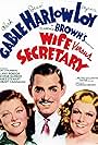Clark Gable, Jean Harlow, and Myrna Loy in Wife vs. Secretary (1936)