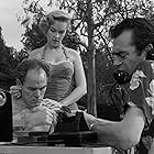 Jack Elam, Jack Lambert, and Leigh Snowden in Kiss Me Deadly (1955)