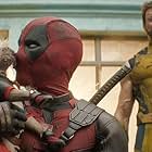 Ryan Reynolds, Hugh Jackman, and Peggy the Dog in Deadpool & Wolverine (2024)