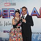 Benedict Cumberbatch and Xochitl Gomez at an event for Spider-Man: No Way Home (2021)