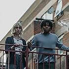 Maisie Ayres and Rasaq Kukoyi in Criminal Record (2024)