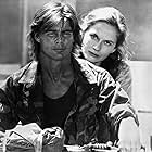 Jan-Michael Vincent and Dominique Sanda in Damnation Alley (1977)