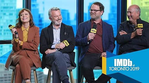 When you make an intimate family drama, sometimes you get tattooed with your co-stars and director. See the tattoos that Susan Sarandon encouraged her co-star Rainn Wilson and director Roger Michell to get. Sam Neill, always the gentleman, refrains from bearing his ink.