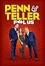Penn Jillette, Teller, and Brooke Burke in Penn & Teller: Fool Us (2011)