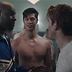 Colin Lawrence, Ross Butler, and K.J. Apa in Riverdale (2017)