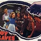 Irving Bacon, Roger Daniel, Johnny Fitzgerald, James McCallion, and Anne Shirley in Boy Slaves (1939)