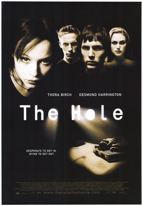 Thora Birch, Desmond Harrington, Laurence Fox, and Keira Knightley in The Hole (2001)