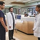 Brian Marc as 'Dr. Ricky Guerin' on The Good Doctor. (Pictured with Noah Galvin and Antonia Thomas).