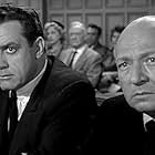 Raymond Burr and Robert H. Harris in Perry Mason (1957)