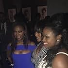 Kandi Burress, Angela Bassett, & RaéVen Kelly enjoying the VIP Oscar Gala at The American Black Film Institute reception