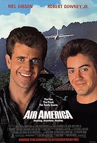 Mel Gibson and Robert Downey Jr. in Air America (1990)